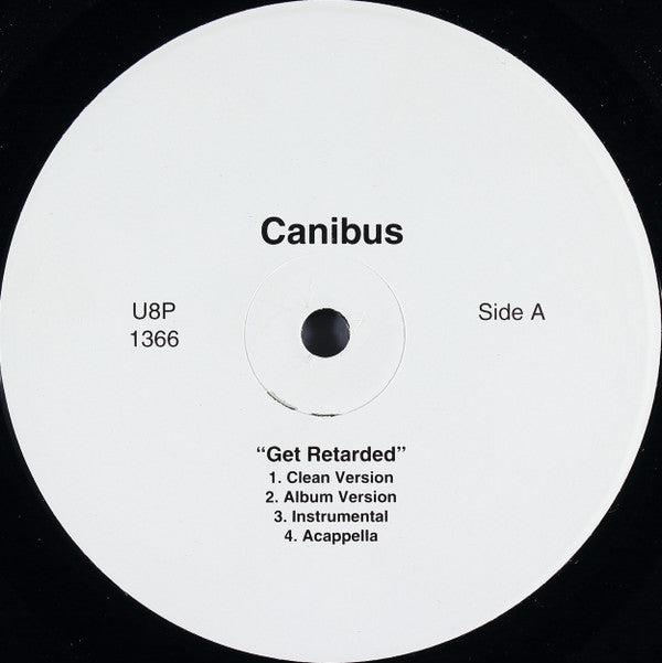 Canibus : Get Retarded (12", Promo)