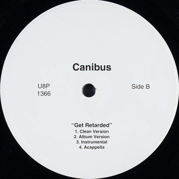 Canibus : Get Retarded (12", Promo)