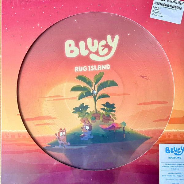 Joff Bush, The Bluey Music Team : Bluey - Rug Island (LP, Album, Pic)