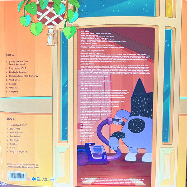 Joff Bush, The Bluey Music Team : Bluey - Rug Island (LP, Album, Pic)