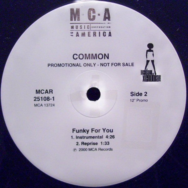 Common : Funky For You (12", Promo)