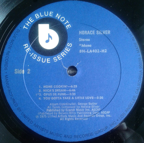 Horace Silver : Horace Silver (2xLP, Comp, Gat)