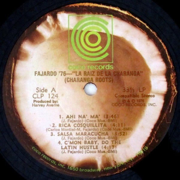Jose A. Fajardo : La Raiz De La Charanga  - "Charanga Roots" (LP, Album)