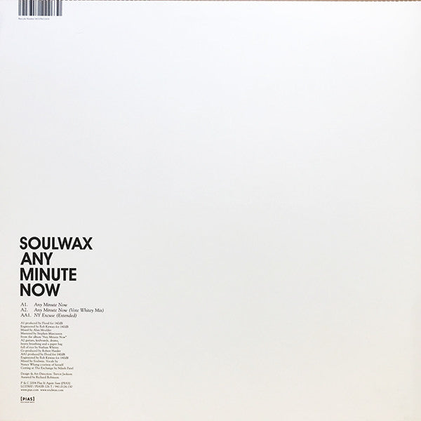 Soulwax : Any Minute Now (12", Single)