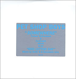 Pet Shop Boys : Somewhere / A Red Letter Day (2x12", Promo)