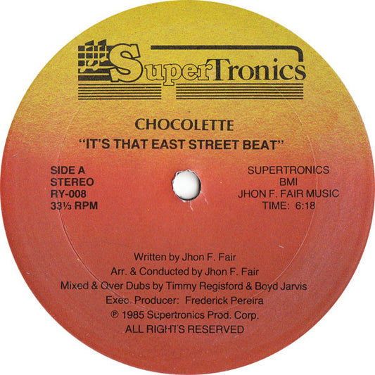 Chocolette : It's That East Street Beat (12")