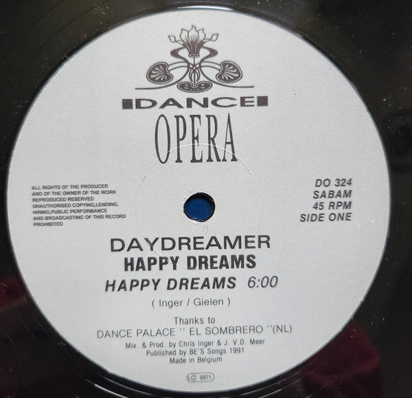 Daydreamer (8) : Happy Dreams (12")
