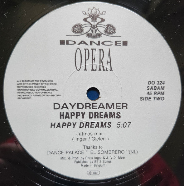 Daydreamer (8) : Happy Dreams (12")
