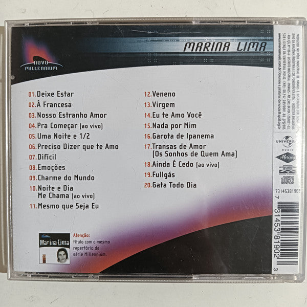 Marina Lima : Novo Millennium - 20 Músicas Do Século XX (CD, Comp, RE, AL)