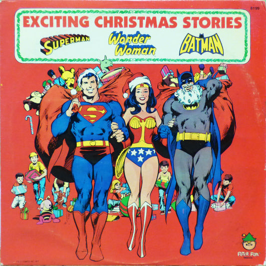 Superman, Wonder Woman (2), Batman (26) : Exciting Christmas Stories (LP, Album)