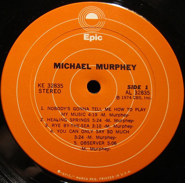 Michael Martin Murphey : Michael Murphey (LP, Album)
