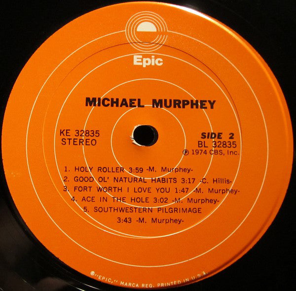 Michael Martin Murphey : Michael Murphey (LP, Album)