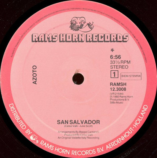 Azoto : San Salvador (12", Single)
