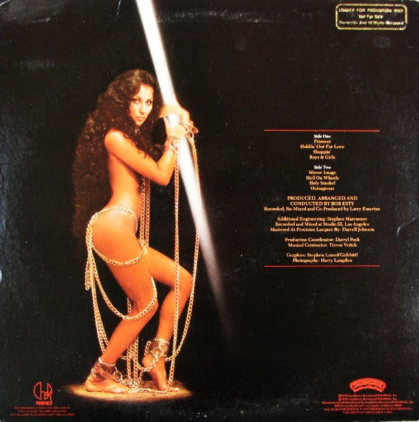 Cher : Prisoner (LP, Album, Promo, 25 )