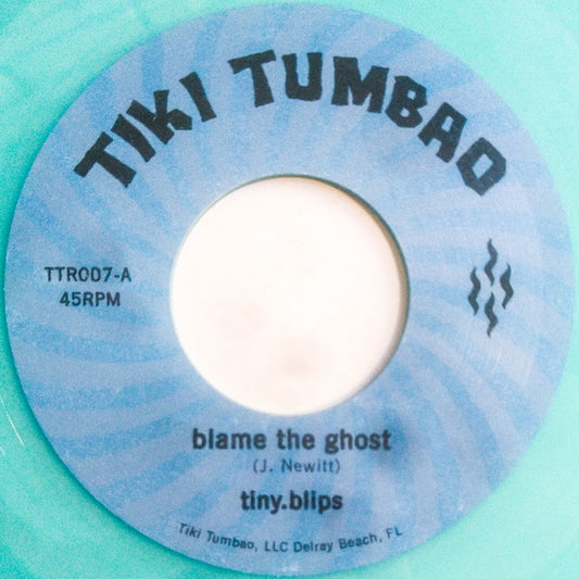 tiny.blips : Blame The Ghost / Now Time (7", Tra)