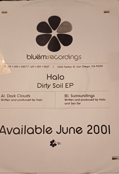 Halo : Dirty Soil EP (12", TP)