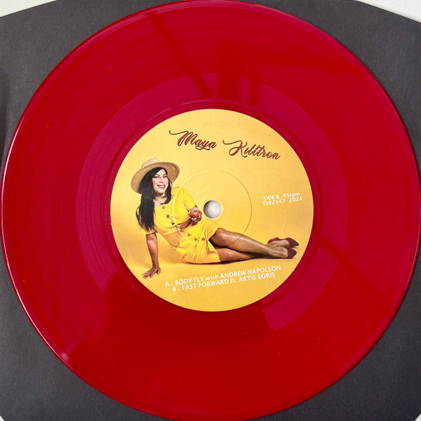 Maya Killtron, Andrew Napoleon (2), Artis Boriss : Body Fly / Fast Forward (7", Ltd, Red)