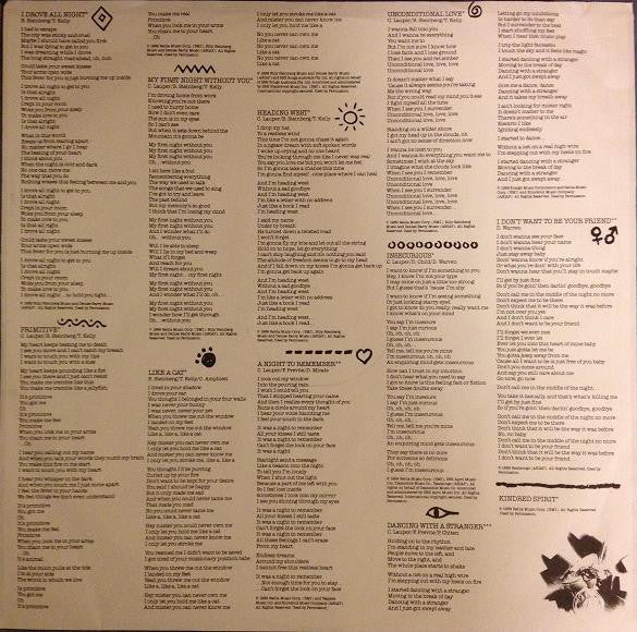 Cyndi Lauper : A Night To Remember (LP, Album)