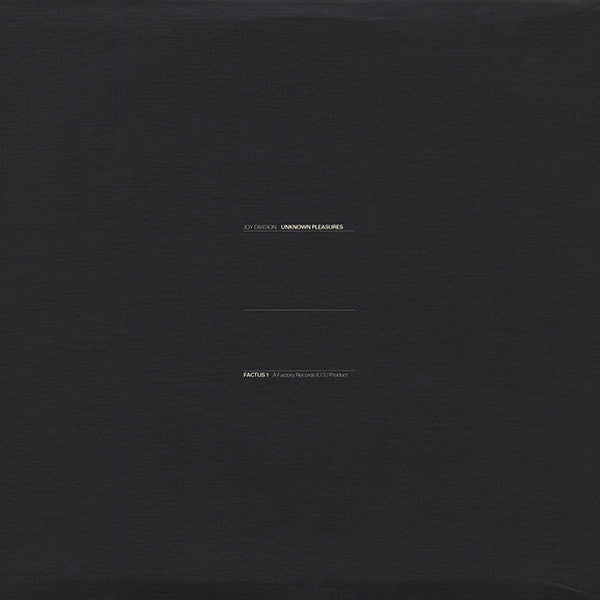 Joy Division : Unknown Pleasures (LP, Album, Tex)