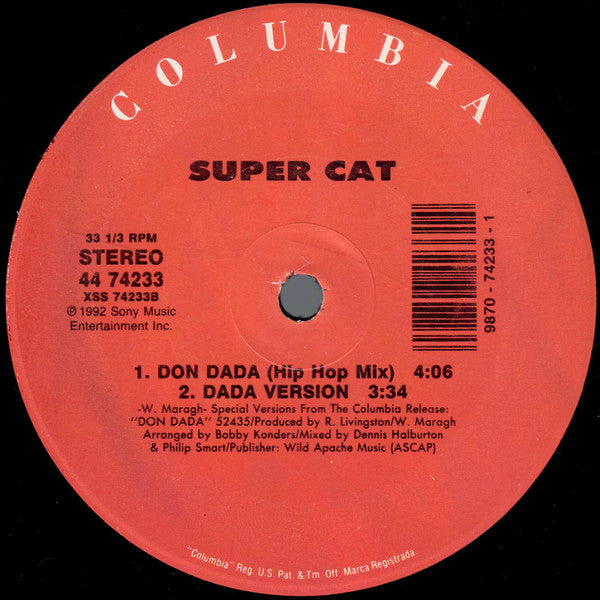 Super Cat (2) : Ghetto Red Hot (12")