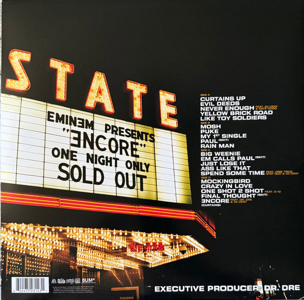 Eminem : Encore (2xLP, Album, RE, Blu)