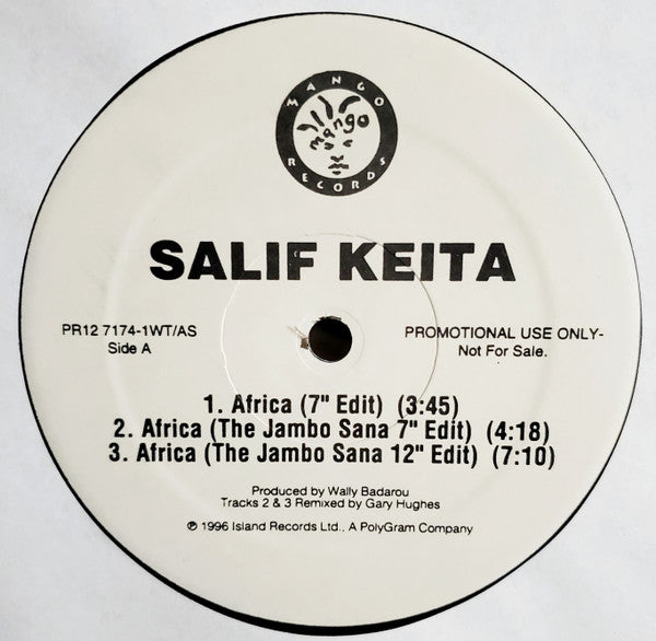 Salif Keita : Africa (12", Promo)