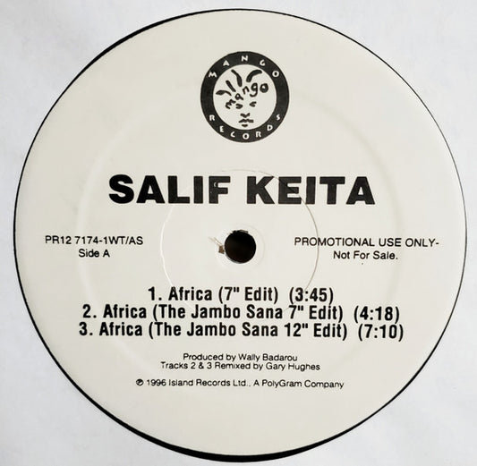 Salif Keita : Africa (12", Promo)