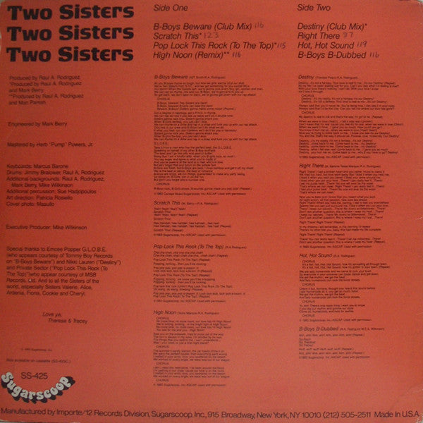 Two Sisters : Two Sisters (LP, Album)