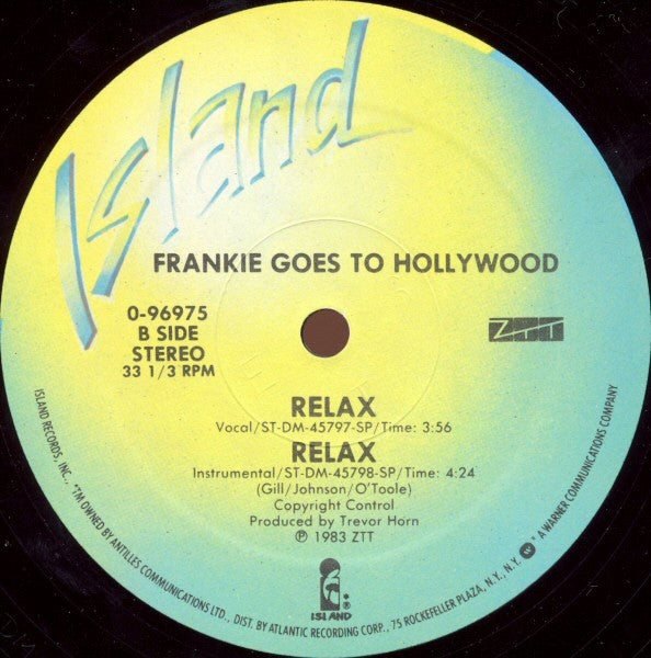 Frankie Goes To Hollywood : Relax (12", RP, SRC)