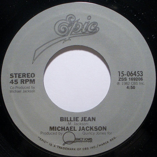 Michael Jackson : Billie Jean / Beat It (7", Single)