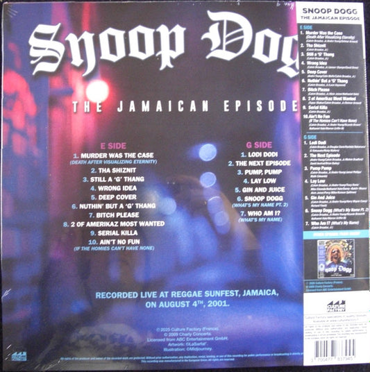 Snoop Dogg : The Jamaican Episode (LP, RSD, Comp, Ltd, Pur)