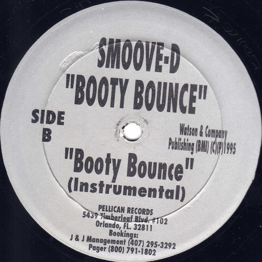 Smoove D - Booty Bounce vinyl record, 12" (Very Good Plus (VG+)) | Lulo Records