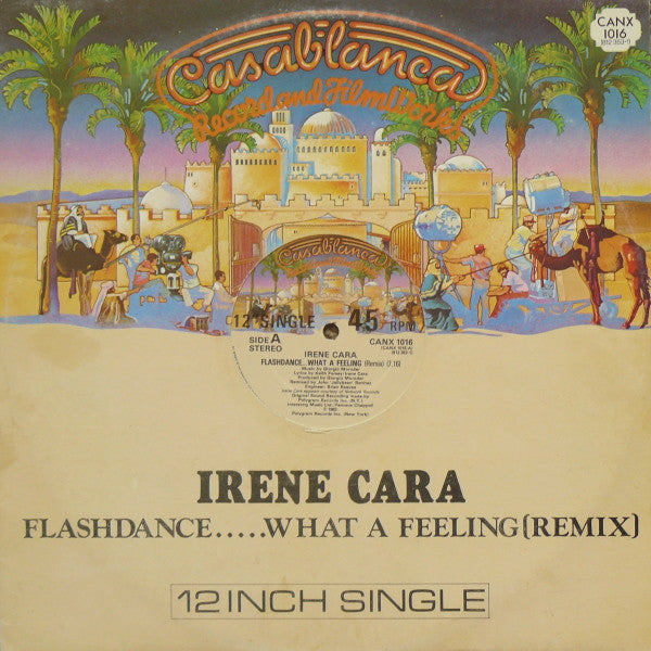 Irene Cara : Flashdance... What A Feeling (Remix) (12", Single, Orl)