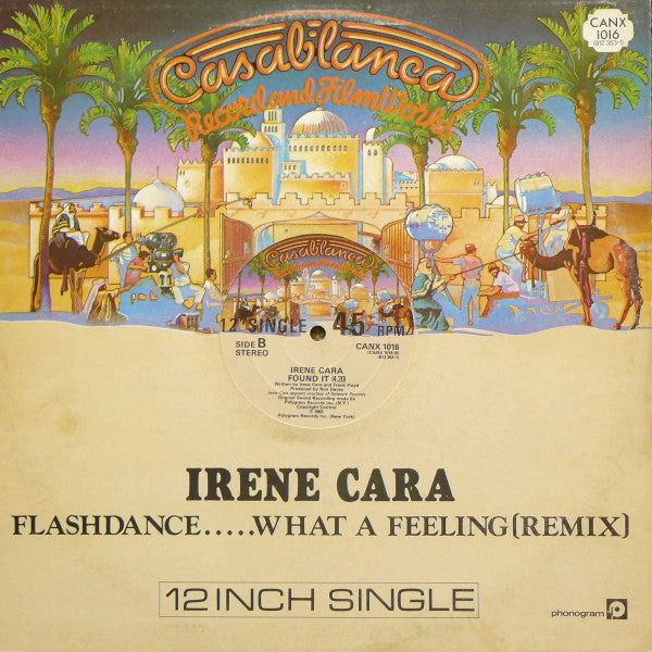 Irene Cara : Flashdance... What A Feeling (Remix) (12", Single, Orl)