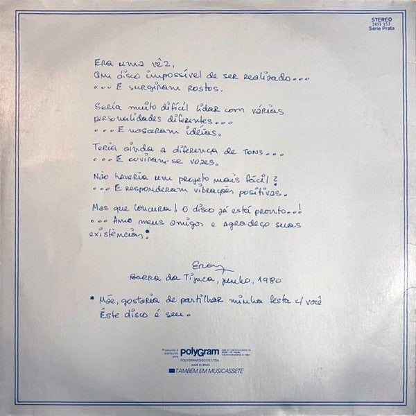 Erasmo Carlos : Erasmo Carlos Convida... (LP, Album, Gat)