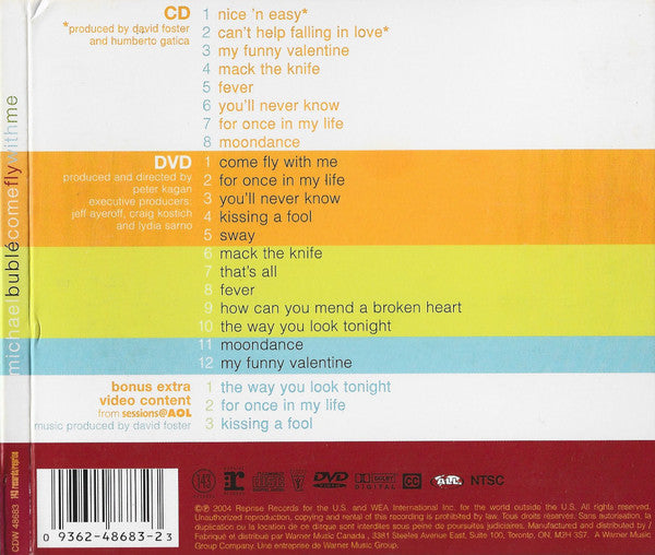 Michael Bublé : Come Fly With Me (CD, Album + DVD-V, NTSC)