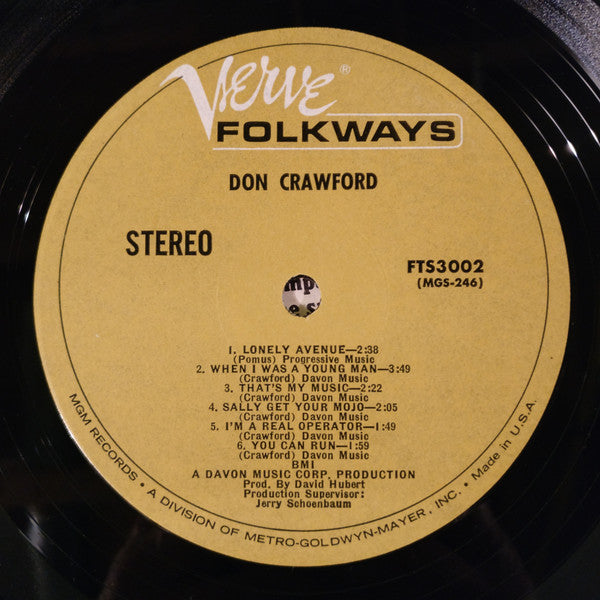 Don Crawford : Don Crawford (LP, Album)