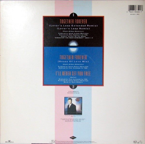 Rick Astley : Together Forever (12", Single)