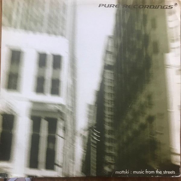 Mattski : Music From The Streets (12", EP)
