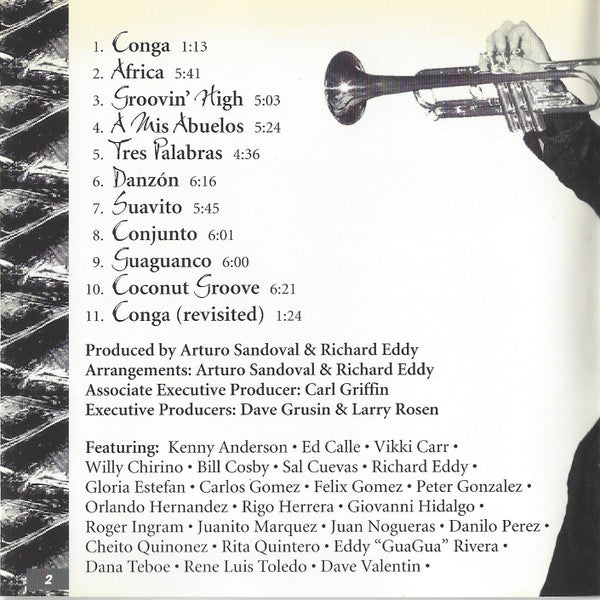 Arturo Sandoval : Danzón (Dance On) (CD, Album, RE, UNI)