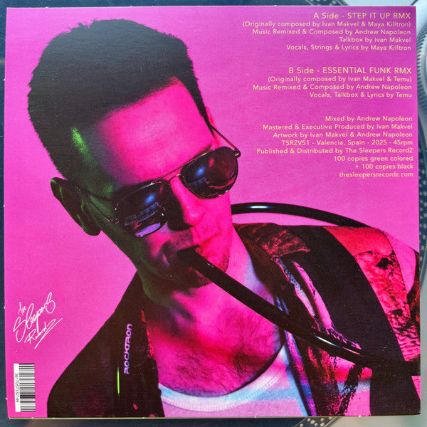 Andrew Napoleon (2) : Step It Up RMX / Essential Funk RMX (7", Ltd, Gre)