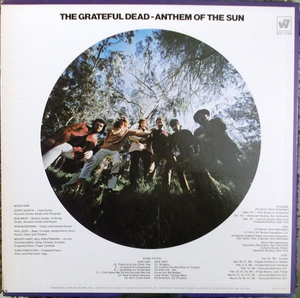 The Grateful Dead - Anthem Of The Sun vinyl record, LP (Very Good Plus (VG+)) | Lulo Records