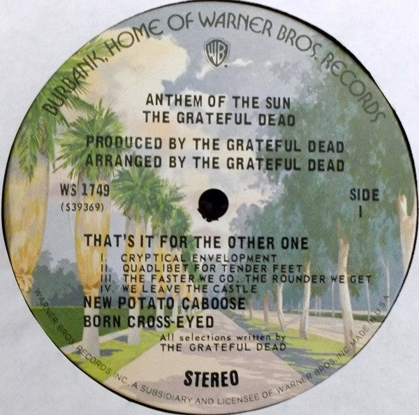 The Grateful Dead - Anthem Of The Sun vinyl record, LP (Very Good Plus (VG+)) | Lulo Records