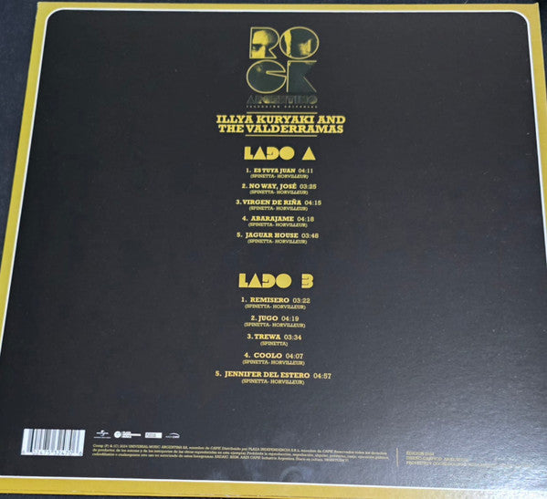 Illya Kuryaki & The Valderramas : Rock Argentino - Selección Universal (LP, Comp)