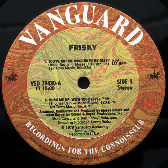 Frisky (3) : Frisky (LP, Album)