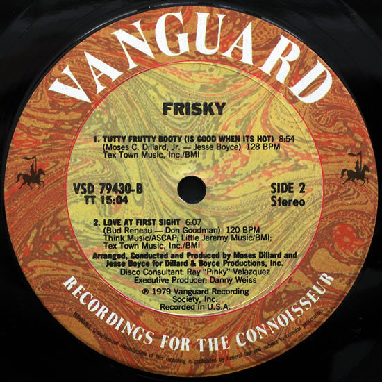 Frisky (3) : Frisky (LP, Album)
