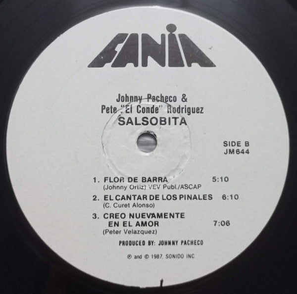 Johnny Pacheco & Pete Rodriguez : Salsobita (LP, Album)