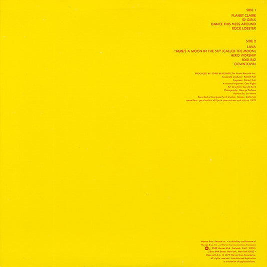 The B-52's : The B-52's (LP, Album, RP, Win)