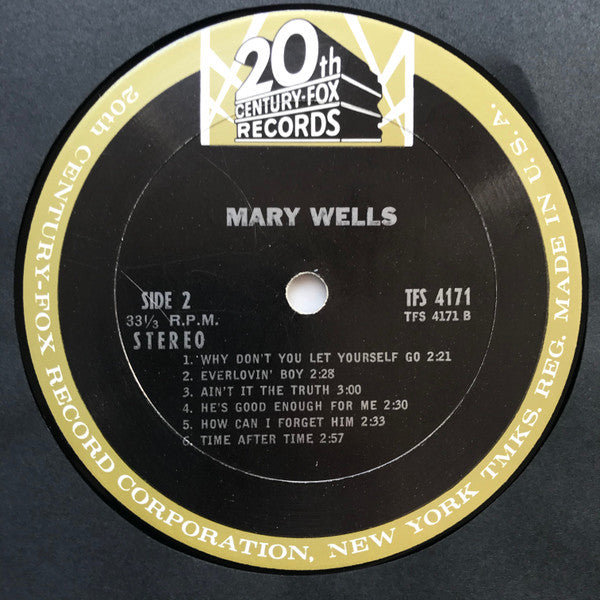 Mary Wells : Mary Wells (LP, Album)