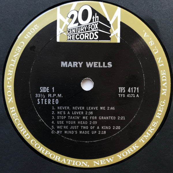 Mary Wells : Mary Wells (LP, Album)